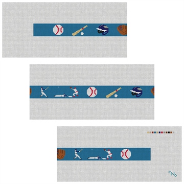 Baseball Needlepoint Belt Kit
