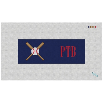 Baseball Needlepoint Wallet Kit