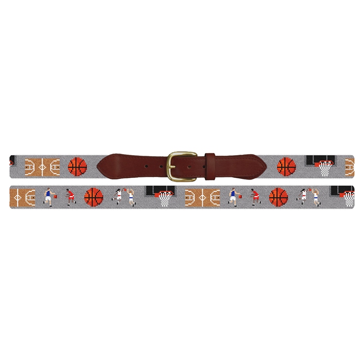 Basketball Needlepoint Belt