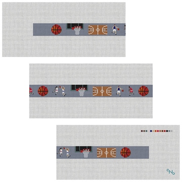 Basketball Needlepoint Belt Kit