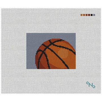 Basketball Needlepoint Card Wallet Kit