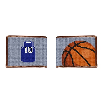 Basketball Needlepoint Wallet