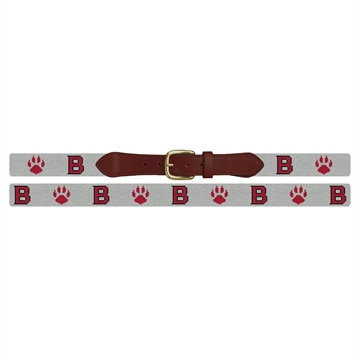 Bates College Bobcats Needlepoint Belt