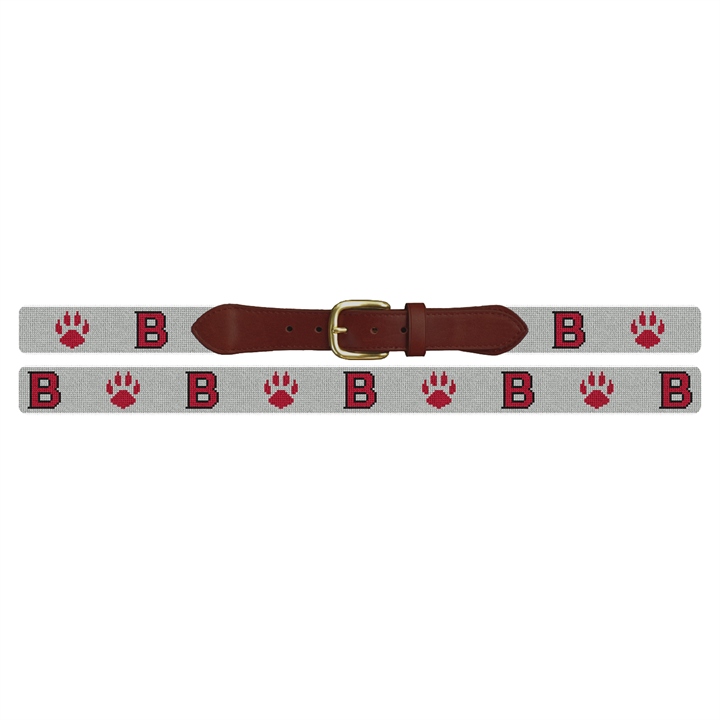 Bates College Bobcats Needlepoint Belt