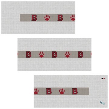 Bates College Bobcats Needlepoint Belt Kit