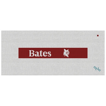 Bates College Bobcats Needlepoint Key Fob Kit