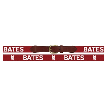 Bates College Needlepoint Belt