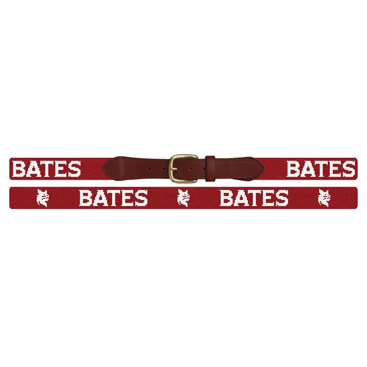 Bates College Needlepoint Belt