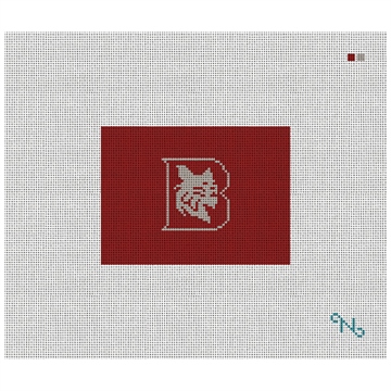 Bates College Needlepoint Card Wallet Kit