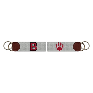 Bates College Needlepoint Key Fob