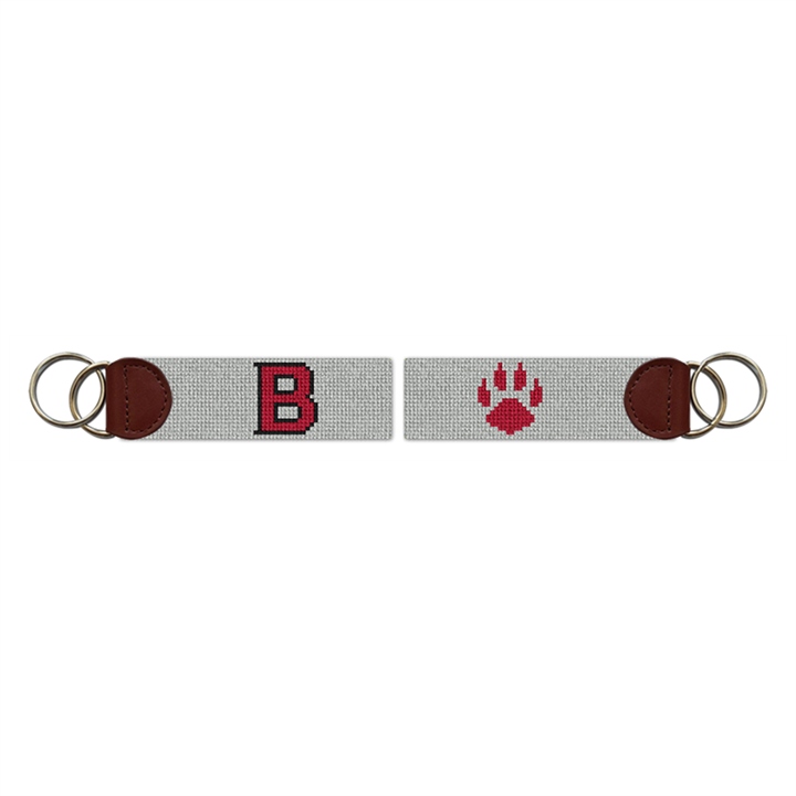 Bates College Needlepoint Key Fob