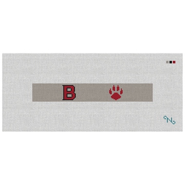 Bates College Needlepoint Key Fob Kit