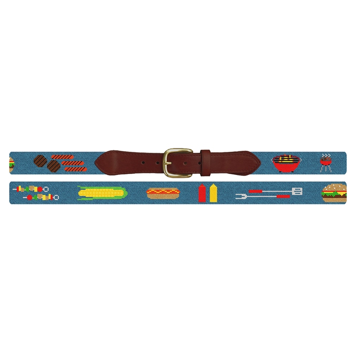 BBQ Needlepoint Belt 