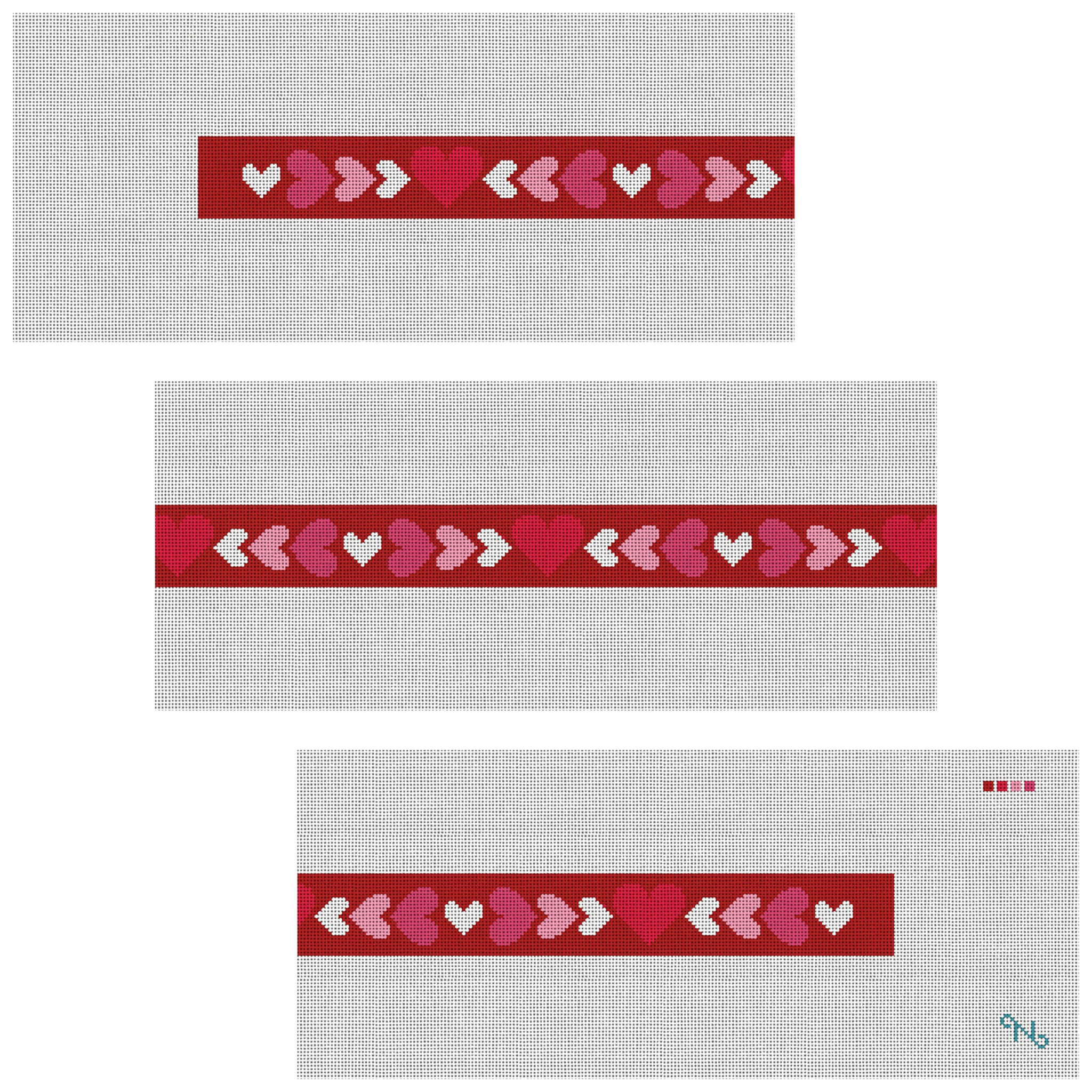 Be My Valentine Needlepoint Belt Kit