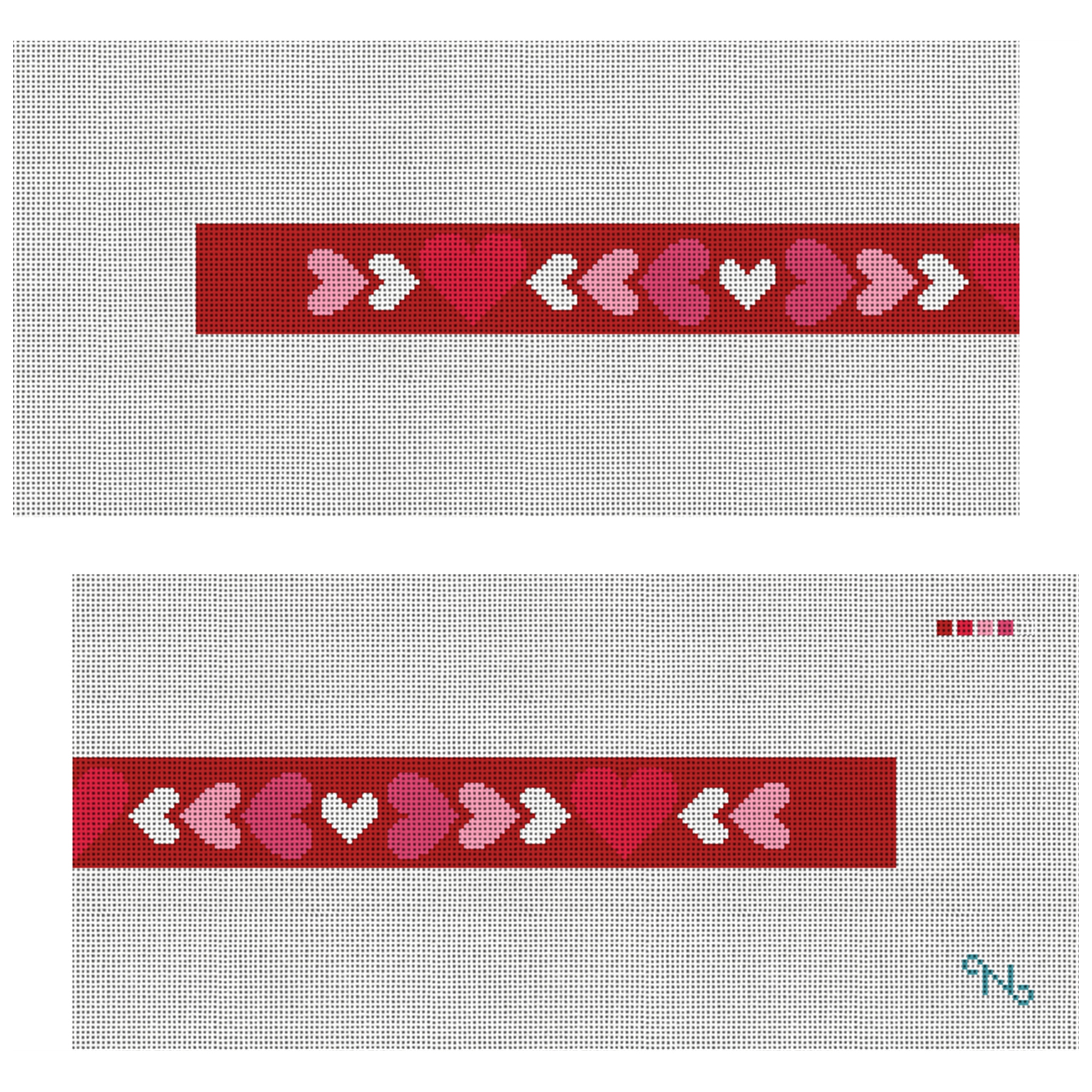 Be My Valentine Needlepoint Dog Collar Kit