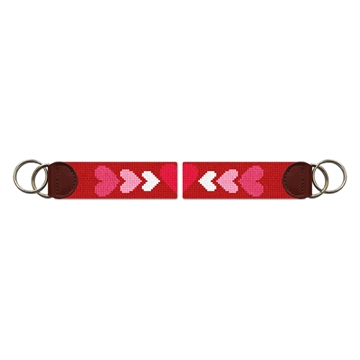 Be My Valentine Needlepoint Key Fob