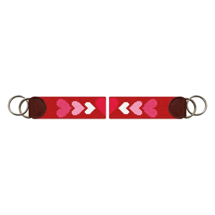Be My Valentine Needlepoint Key Fob