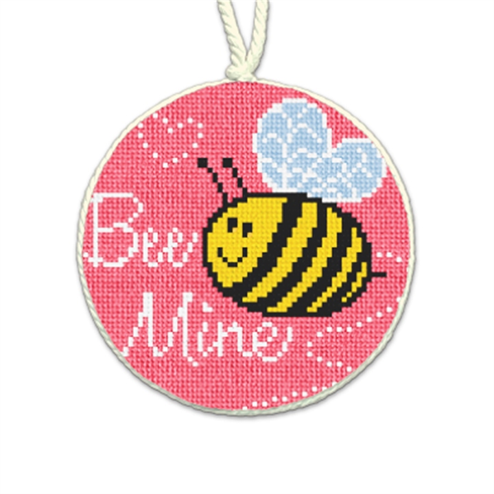Bee Mine Needlepoint Ornament