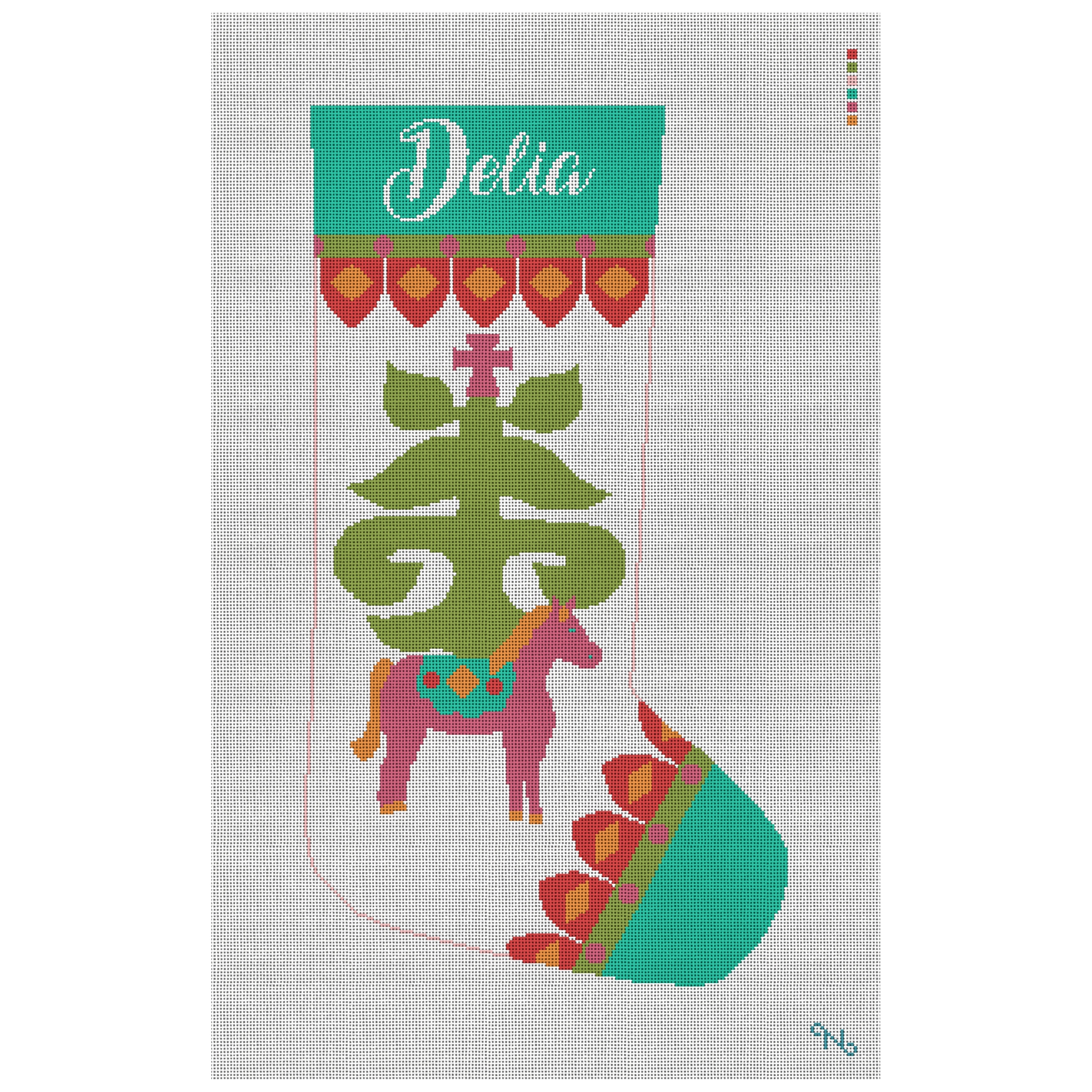 Belle Noel Kiev Needlepoint Stocking Kit