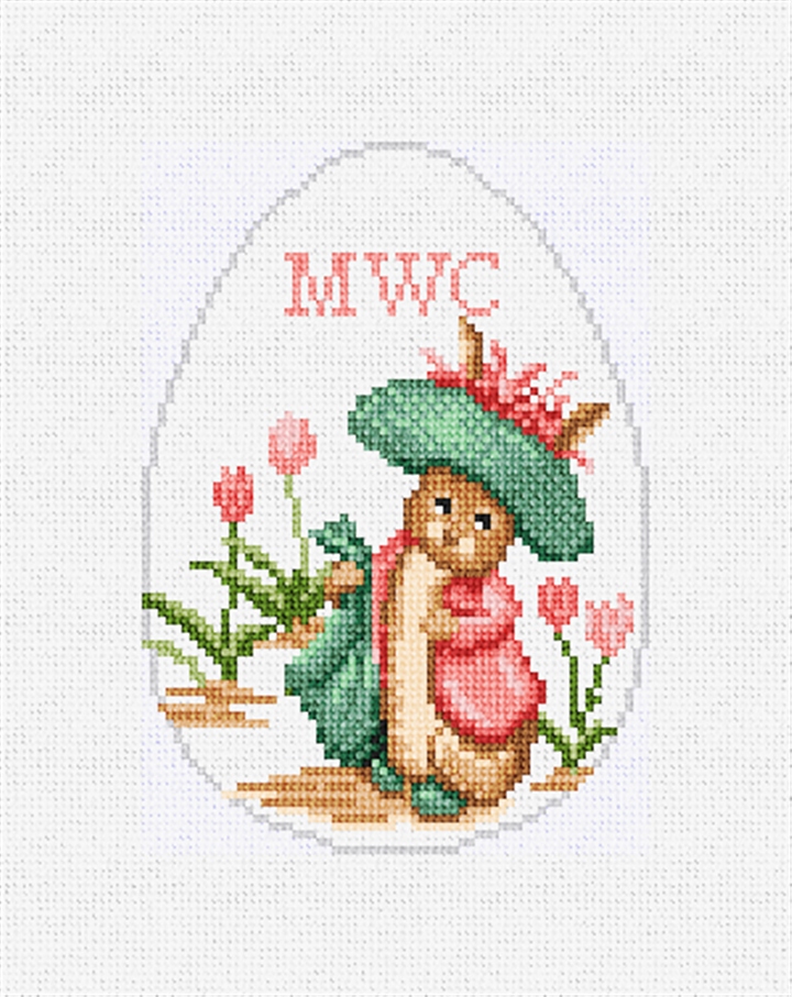 Benjamin Bunny Easter Egg Needlepoint Ornament Kit