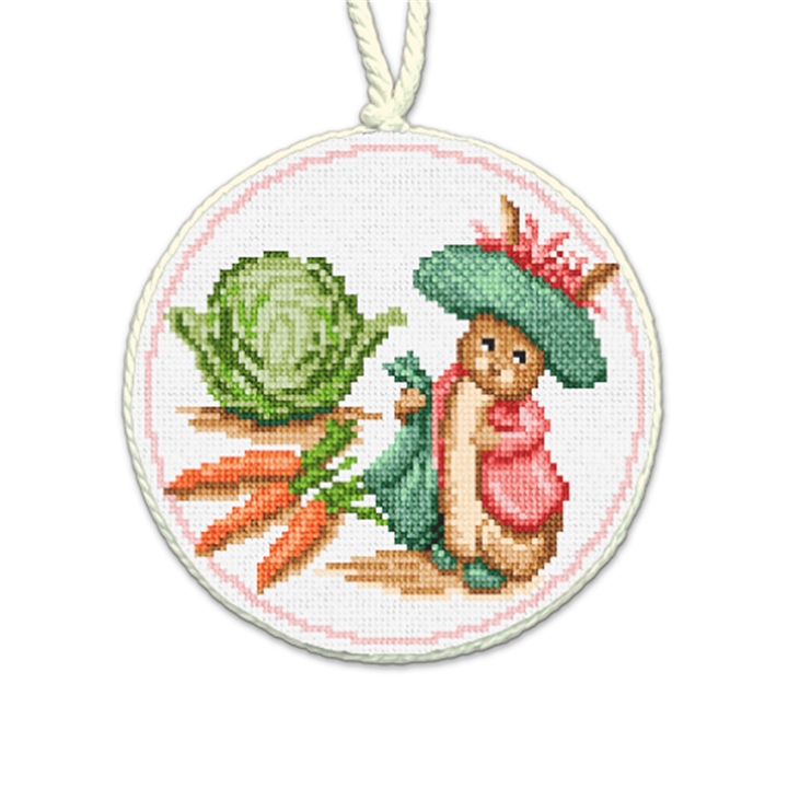 Benjamin Bunny Needlepoint Ornament