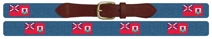 Bermuda Flag Needlepoint Belt