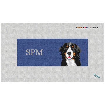 Bernese Mountain Dog Portrait Wallet Kit Stitched Preview