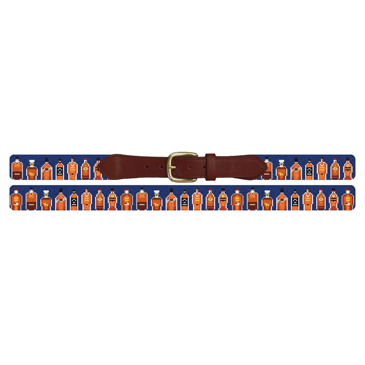 Best Bourbon Needlepoint Belt 