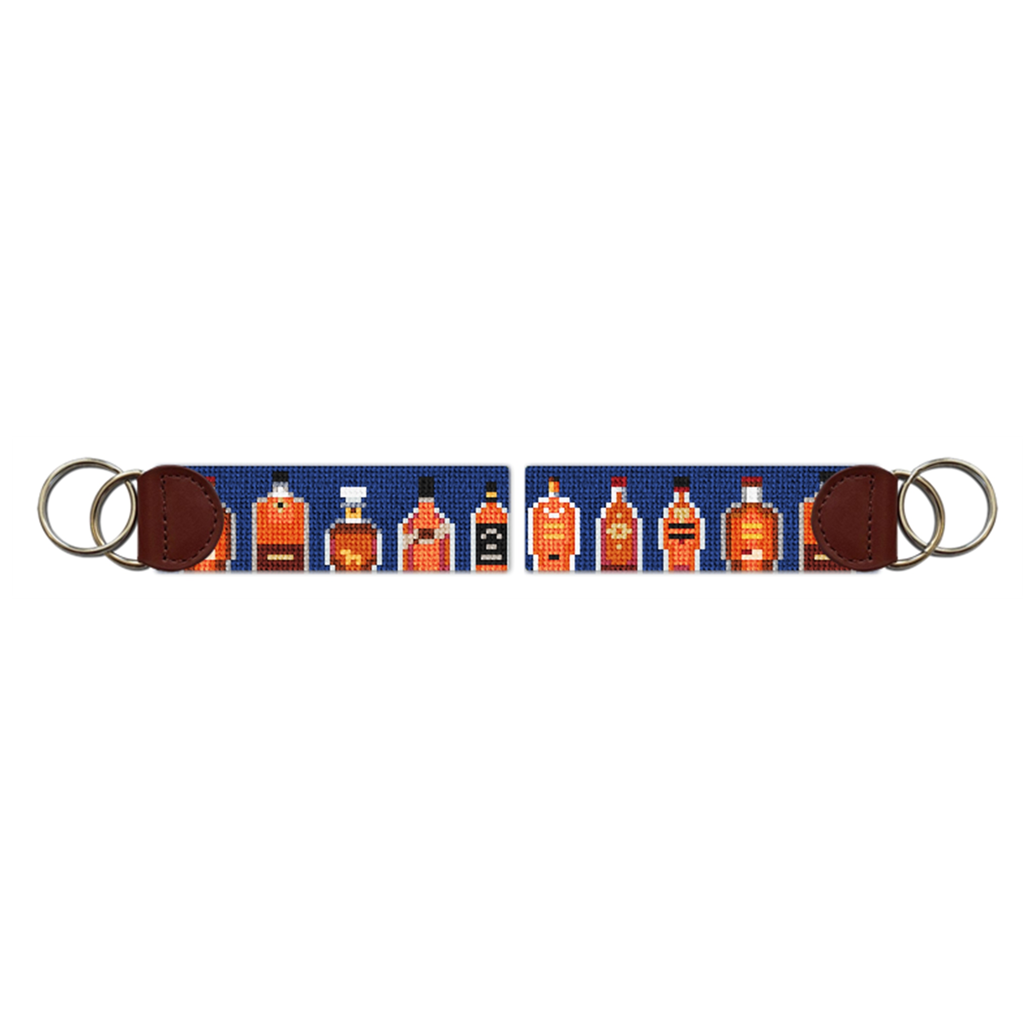 Best Bourbon Needlepoint Key Fob
