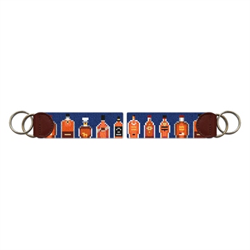 Best Bourbon Needlepoint Key Fob