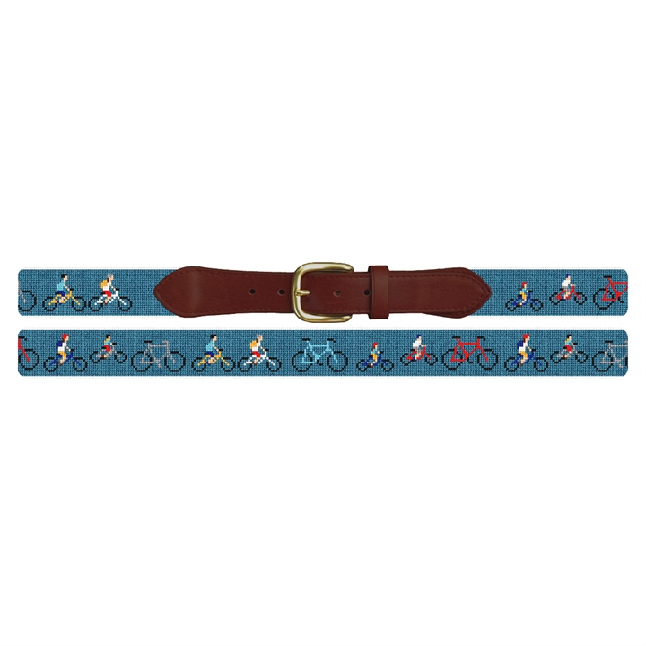 Bicycle Needlepoint Belt
