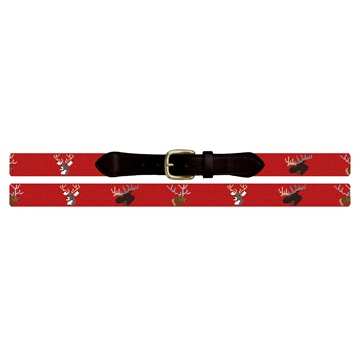Big Game Needlepoint Belt