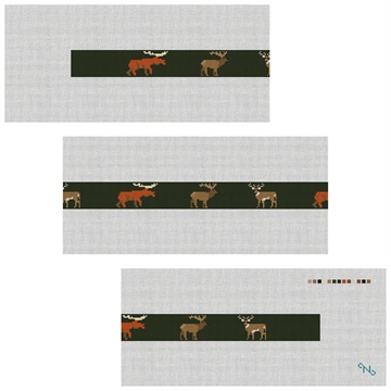 Big Game Profile Needlepoint Belt Kit