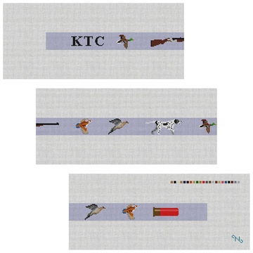 Bird Hunting Needlepoint Belt Kit