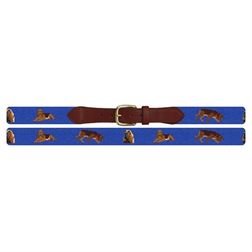 Bloodhound Needlepoint Belt