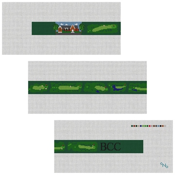 Bloomington Golf Course Needlepoint Belt Kit