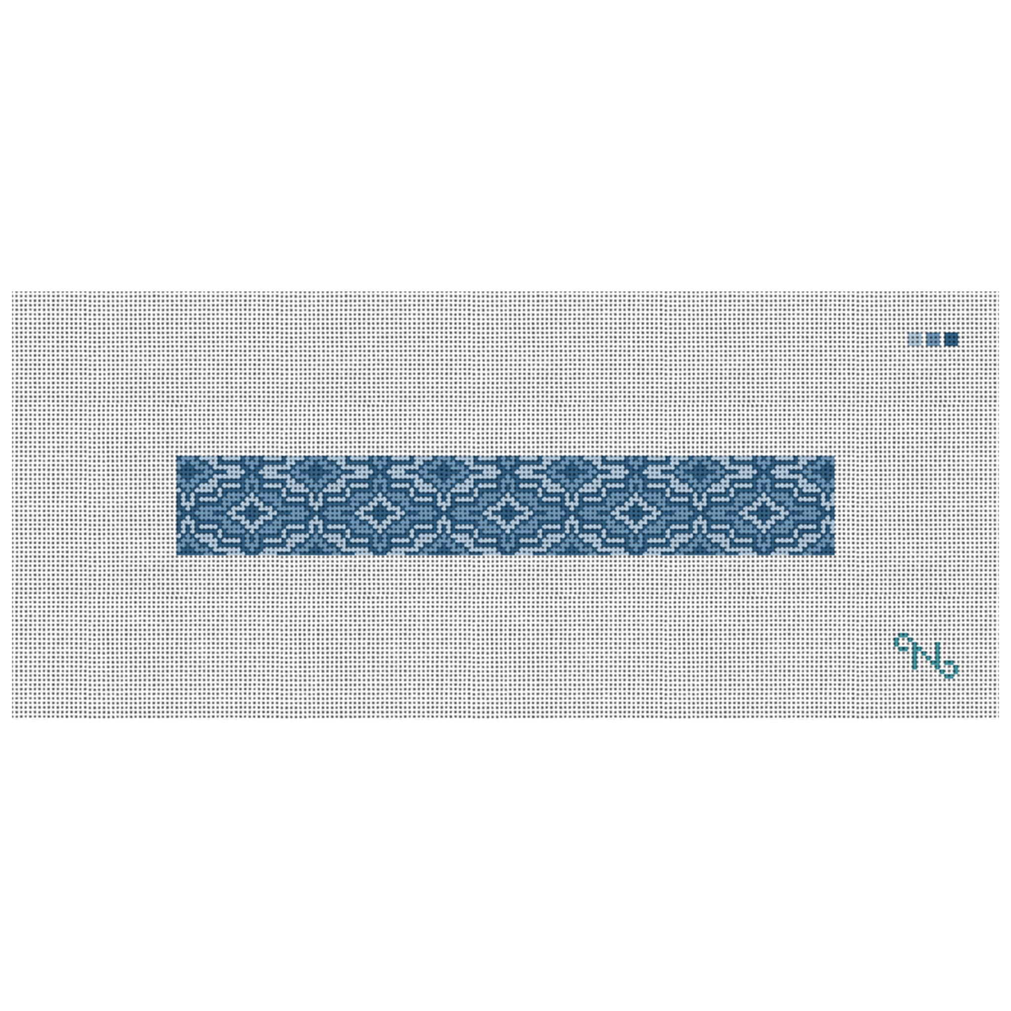 Blue Ares Needlepoint Key Fob Kit