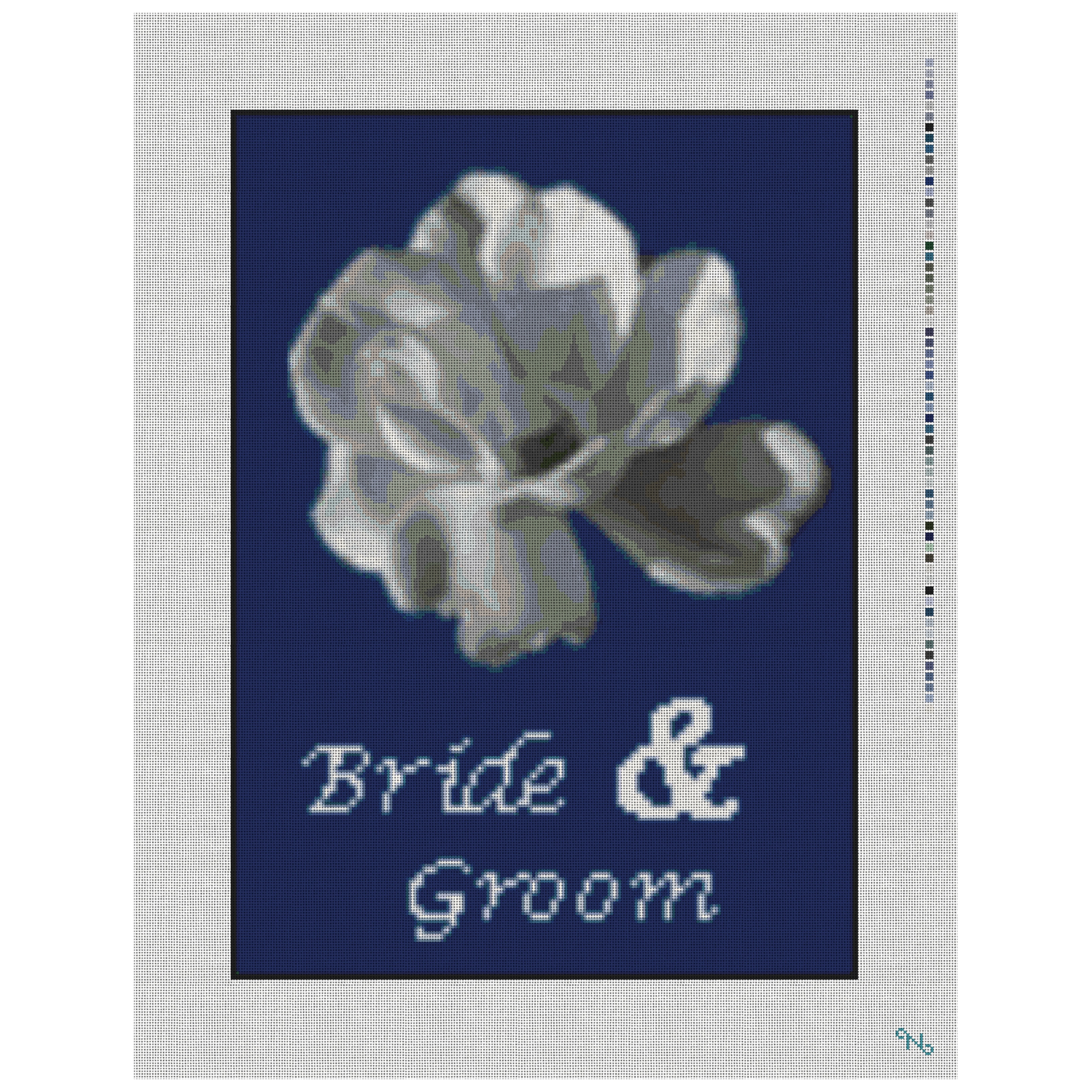 Blue Forever Personalized Ring Pillow Kit