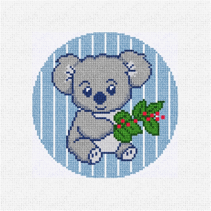 Blue Koala Needlepoint Ornament Kit