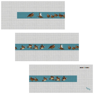 Bobwhite Quail Needlepoint Belt Kit