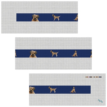 Border Terrier Needlepoint Belt Kit