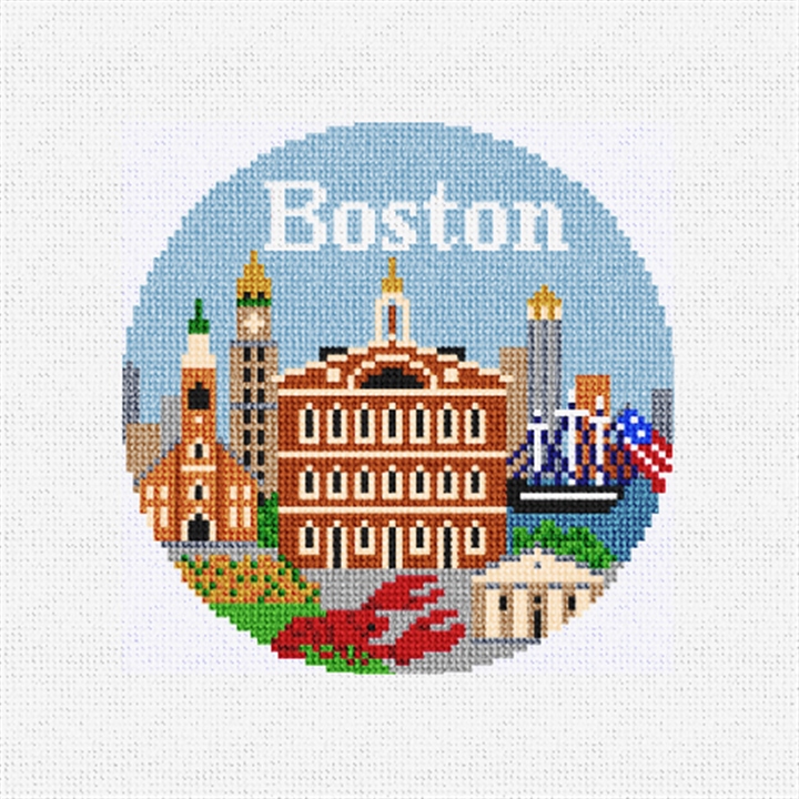 Boston Needlepoint Ornament Kit