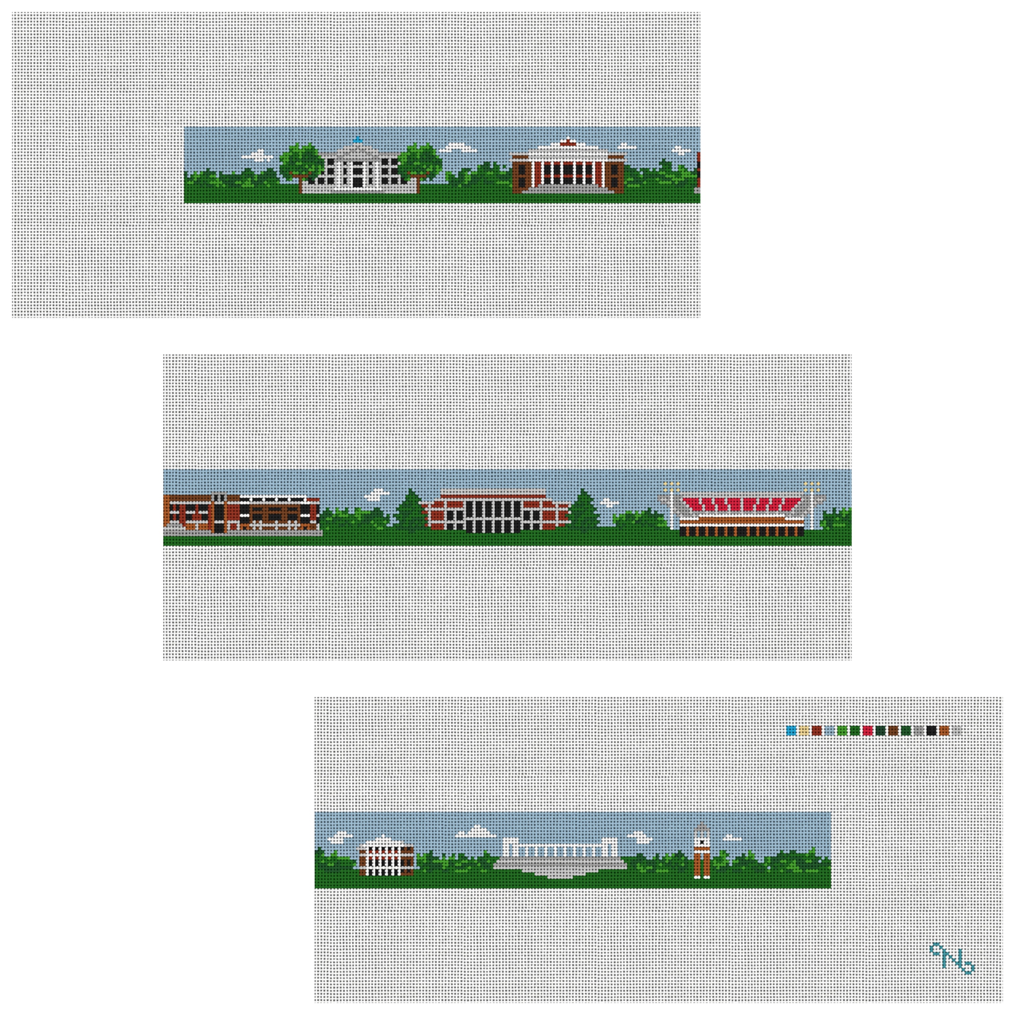 Bowling Green Kentucky Needlepoint Belt Kit