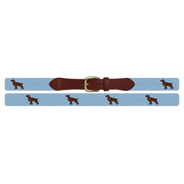 Boykin Spaniel Needlepoint Belt