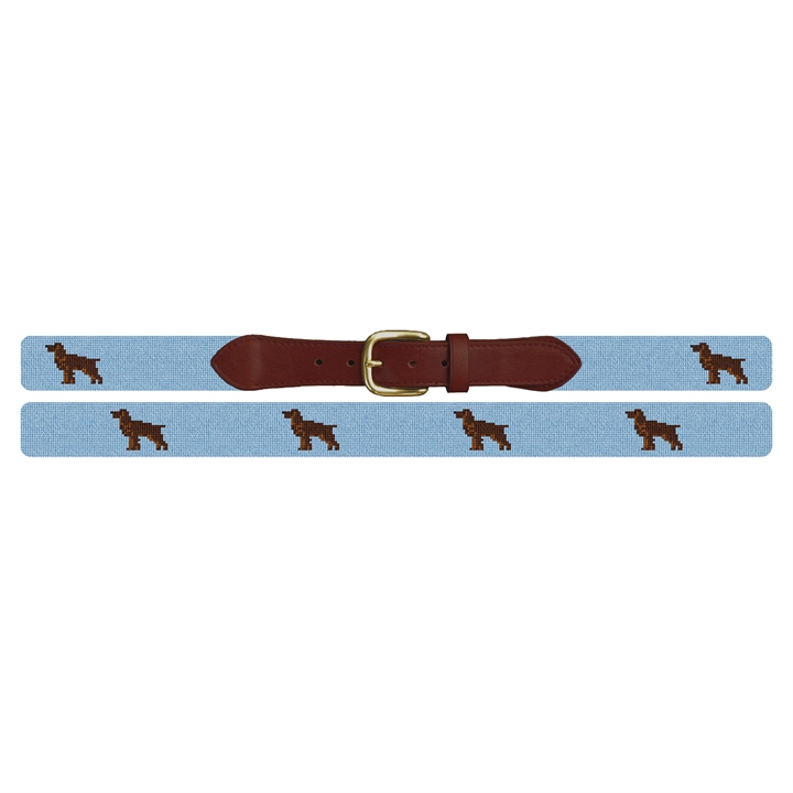 Boykin Spaniel Needlepoint Belt