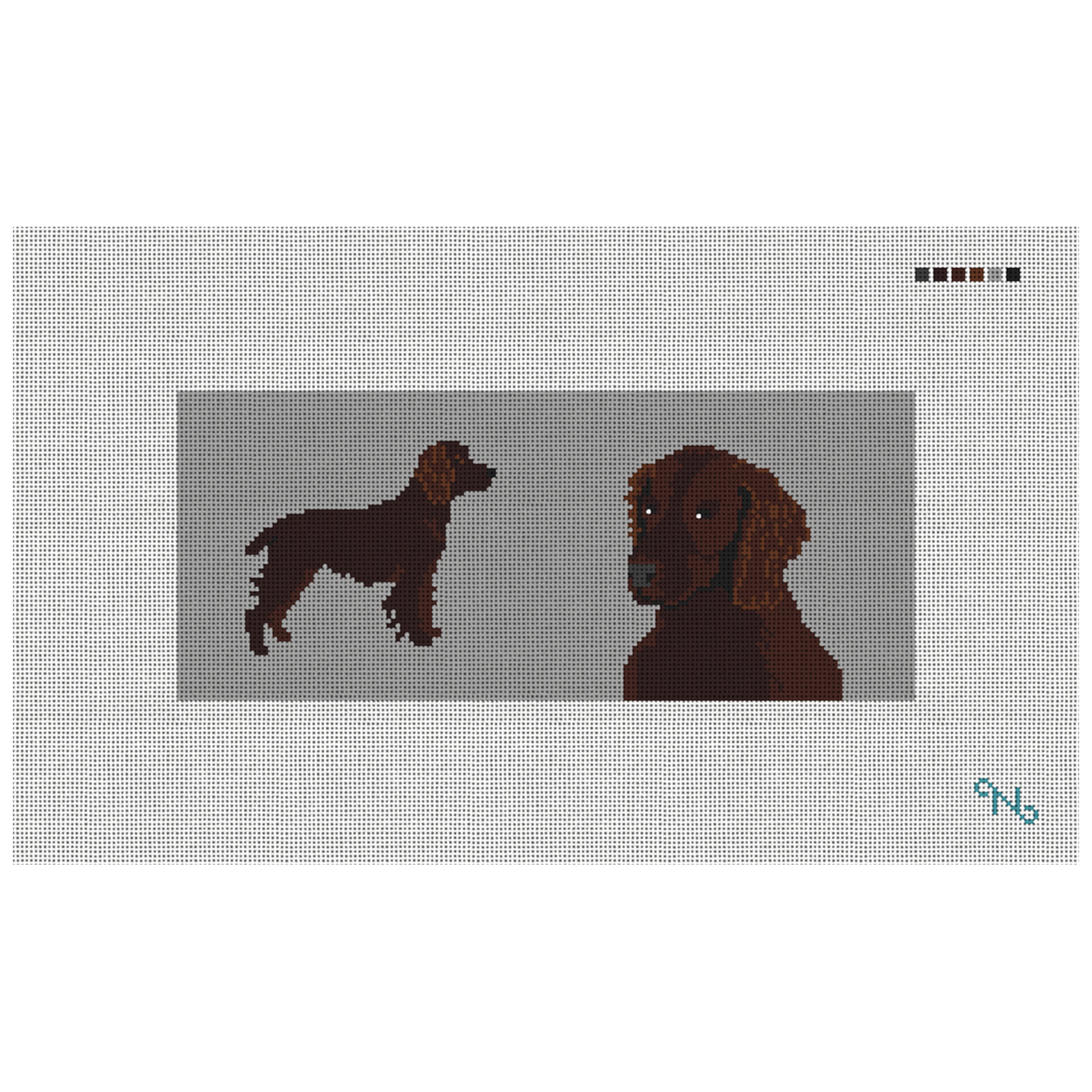 Boykin Spaniel Needlepoint Flask Kit