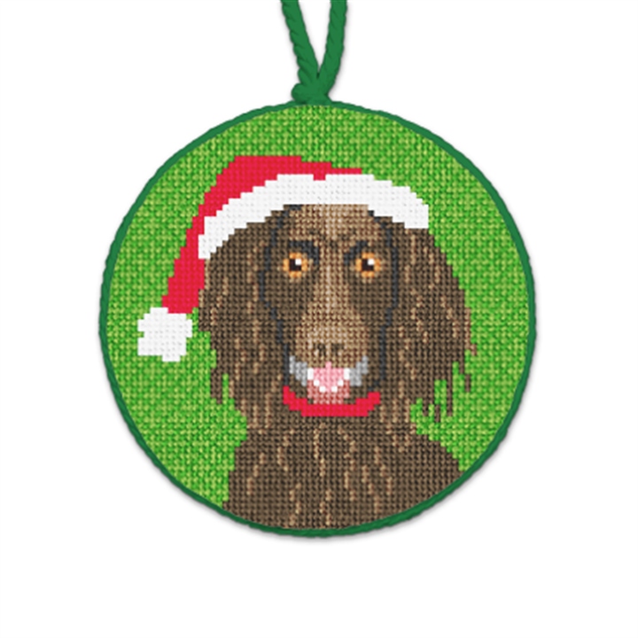 Boykin Spaniel Needlepoint Ornament