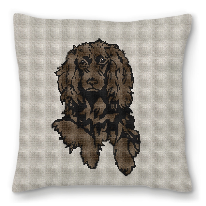 Boykin Spaniel Needlepoint Pillow