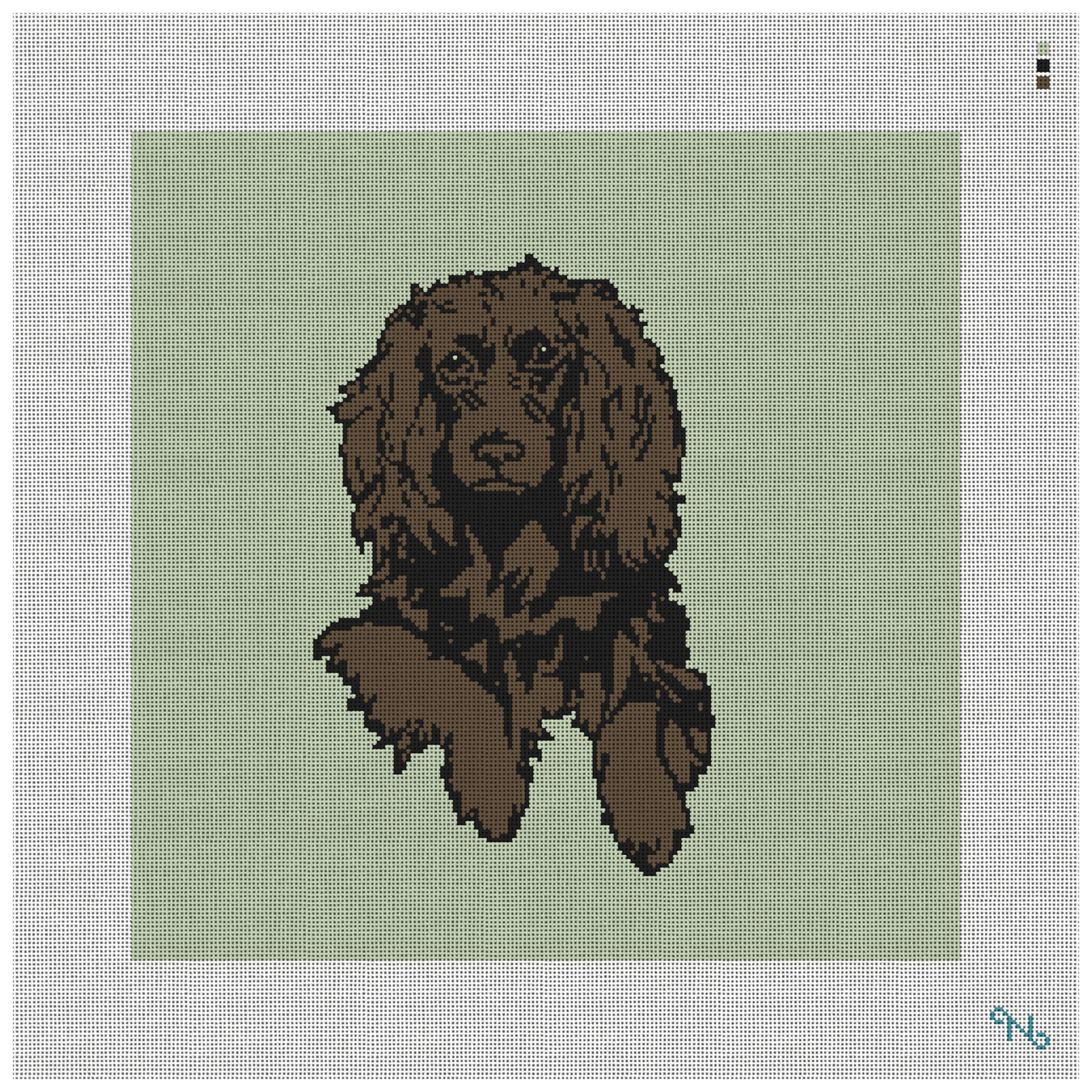 Boykin Spaniel Needlepoint Pillow Kit