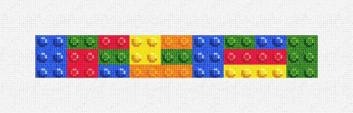 Brick By Brick Needlepoint Key Fob Kit